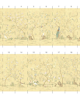 Обои Paul Montgomery Studio Book of Murals (Mural Sources) CH-080-YW1