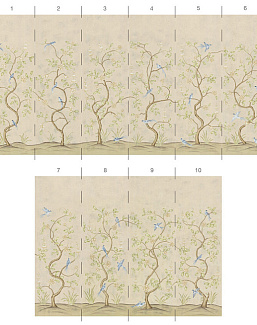 Обои Paul Montgomery Studio Book of Murals (Mural Sources) CH-805-CM2
