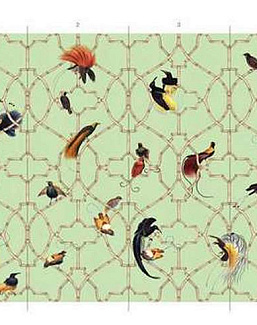 Обои Paul Montgomery Studio Book of Murals (Mural Sources) FL-030-PT/Navy