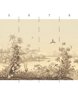 Обои Paul Montgomery Studio Book of Murals (Mural Sources) PN-880-AZ/Sepia