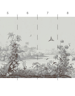 Обои Paul Montgomery Studio Book of Murals (Mural Sources) PN-880-AZ/Grisaille