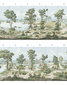 Обои Paul Montgomery Studio Book of Murals (Mural Sources) PN-305-DX/Classic