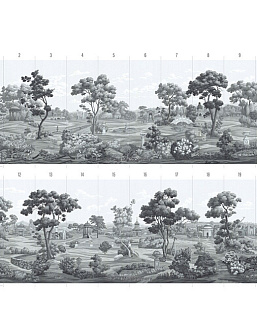 Обои Paul Montgomery Studio Book of Murals (Mural Sources) PN-750-EP1/Grisaille