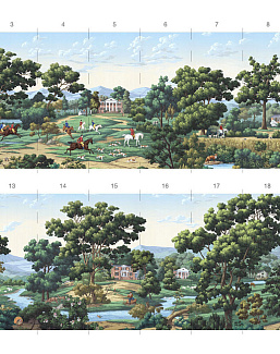 Обои Paul Montgomery Studio Book of Murals (Mural Sources) PN-990-JC/Classic