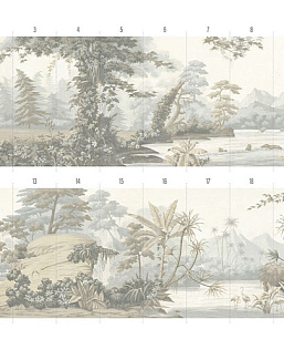 Обои Paul Montgomery Studio Book of Murals (Mural Sources) PN-500-PD/Grisaille