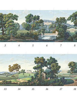 Обои Paul Montgomery Studio Book of Murals (Mural Sources) WB-RV