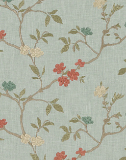 Ткань Duralee Pirouette - Aquarmarine, Seaglass, Mermaid DA61799/28