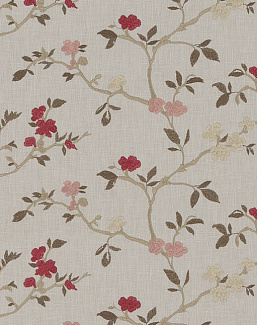 Ткань Duralee Pirouette - Rose Quartz, Strawberry, Sunkist DA61799/122