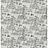 Ткань Trend Stone-Cloud Prints & Wovens Vol.VIII 04407/Black&White
