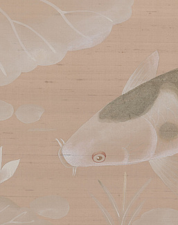 Обои Fromental Modern Chinois Carp and Moon/Camee
