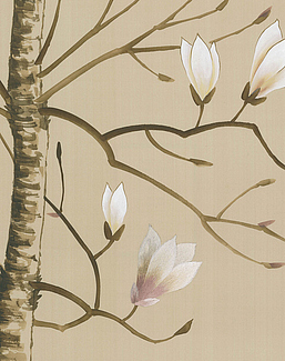 Обои Fromental Modern Chinois Magnolia/Shell Pink