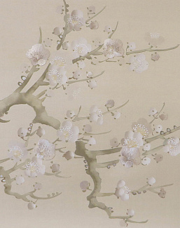 Обои Fromental Modern Chinois Prunus/Biwa