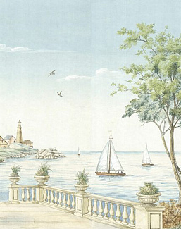 Обои Paul Montgomery Studio Fine Painted Wallpapers Regatta