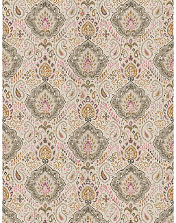 Ткань Fabricut Chromatics Vol.XXV Coral Dramatic/Orchid
