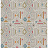 Ткань Fabricut Chromatics Vol.XXV Coral Agolli geo/Garden