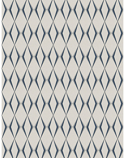 Ткань Fabricut Chromatics Vol.XXV Indigo Dada Diamond/Navy