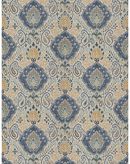 Ткань Fabricut Chromatics Vol.XXV Indigo Dramatic/Regal blue