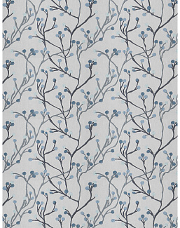 Ткань Fabricut Chromatics Vol.XXV Indigo Tanka buds/Bluebird