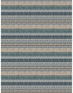Ткань Fabricut Chromatics Vol.XXV Indigo Verbiage/Denim