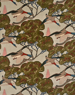 Ткань Mulberry Flying Ducks Velvet FD258/H22