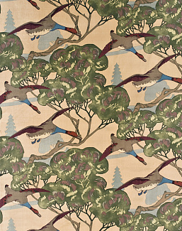 Ткань Mulberry Flying Ducks Velvet FD258/L102