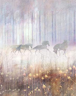 Панно и фотообои Affresco Цветариум Mysterius Forest Solor 2