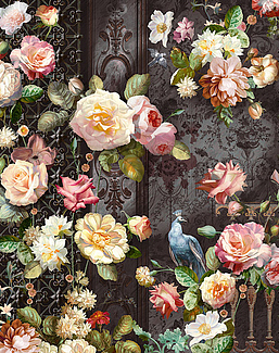 Панно и фотообои Affresco Цветариум Rose Color 2