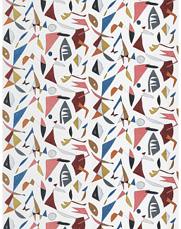 Ткань Fabricut Artfully Modern Pottery GraphicShape/Multi