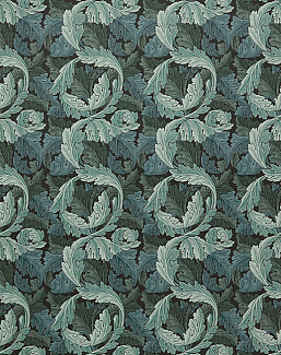 Ткань William Morris At Home Kelmscott Gardens Volume I Acanthus Velvet/Indigo