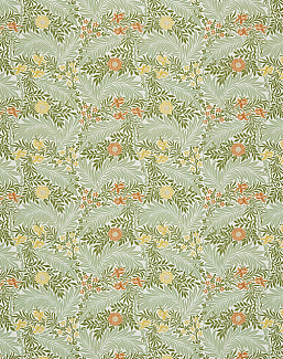 Ткань William Morris At Home Kelmscott Gardens Volume I Larkspur/Nettle