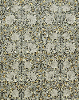 Ткань William Morris At Home Kelmscott Gardens Volume I Pimpernel Velvet/Flint