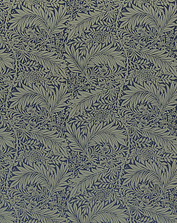 Ткань William Morris At Home Kelmscott Gardens Volume II Larkspur Woven/Indigo