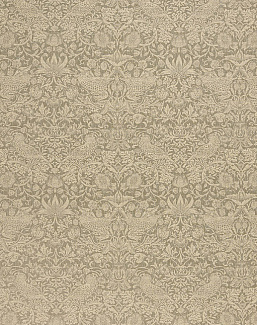 Ткань William Morris At Home Kelmscott Gardens Volume II Strawberry Thief Woven/Walnut