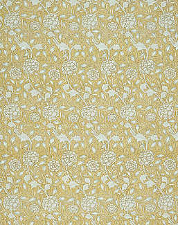 Ткань William Morris At Home Kelmscott Gardens Volume II Wild Tulip/Ochre