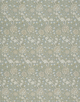 Ткань William Morris At Home Kelmscott Gardens Volume II Wild Tulip/Sage