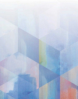 Обои Newmor Premier Watercolour-Geometric/Blue