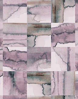 Обои Newmor Premier Watercolour-Tiles/Pink