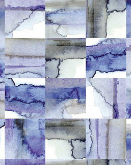 Обои Newmor Premier Watercolour-Tiles/Cobalt