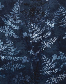 Ткань Ashley Wilde Velluto Folium/Indigo