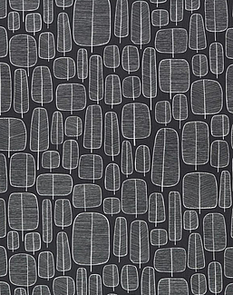 Ткань Ashley Wilde MissPrint Volume 1 LittleTrees/Charcoal