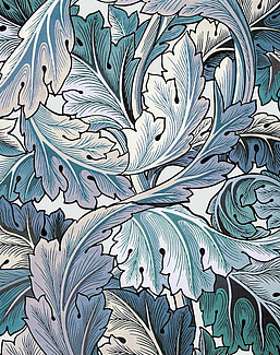 Панно и фотообои House Of Hackney London 1 Acanthus/Aegean Blue/Off White