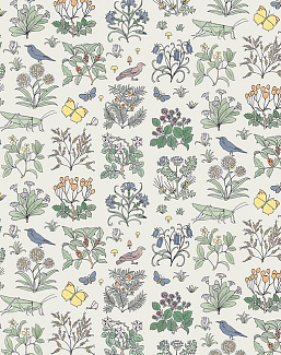Панно и фотообои House Of Hackney London 1 Voysey's Garden/Off White