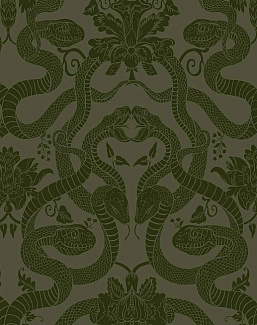 Ткань House Of Hackney Anaconda Velvet 1-FA-ANC-VE-OLI-XXX-XXX