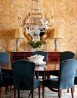 Обои De Gournay Chinoiserie Chatsworth/C-076