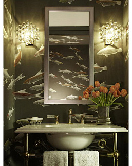Обои De Gournay Japanese & Korean Fishes/K-08