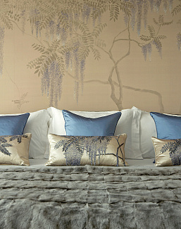 Обои De Gournay Japanese & Korean Wisteria/K-06