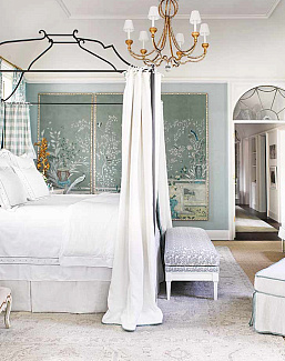 Обои De Gournay Chinoiserie Salon Vert/C-088