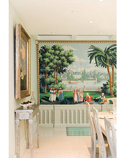 Обои De Gournay Papiers Peints Panoramiques Rives du Bosphore/E-18