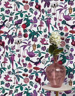 Обои Witch & Watchman Wallpaper Collection Belladonna Light