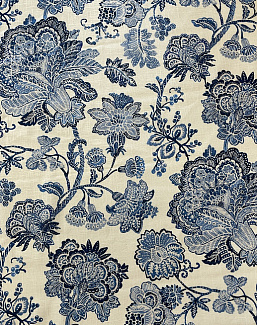 Ткань Galleria Arben Vincent Helmsley/525/Porcelaine/Blue